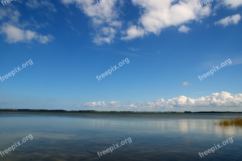 Ostsse Bodden Water Sky Landscape