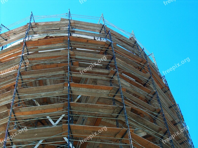 Water Tower Under Construction Water Tower