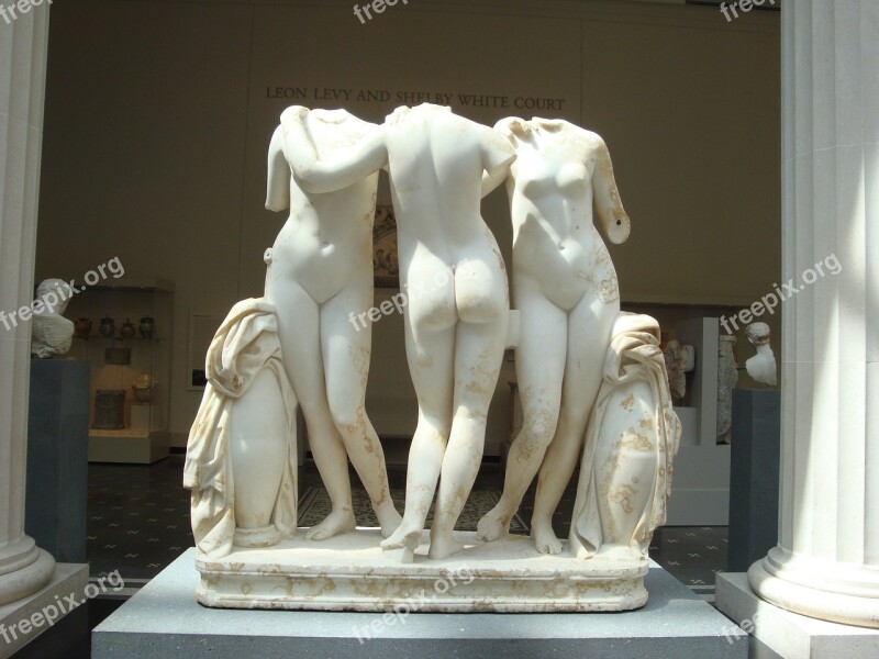 Three Graces Metropolitan Museum New York Free Photos