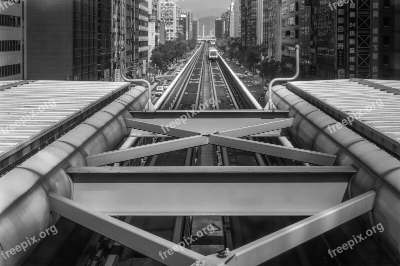 Vanishing Point Subway Metro Architecture