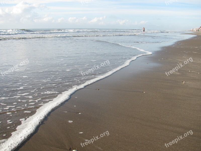 Sea Sand Foam Wave Beach