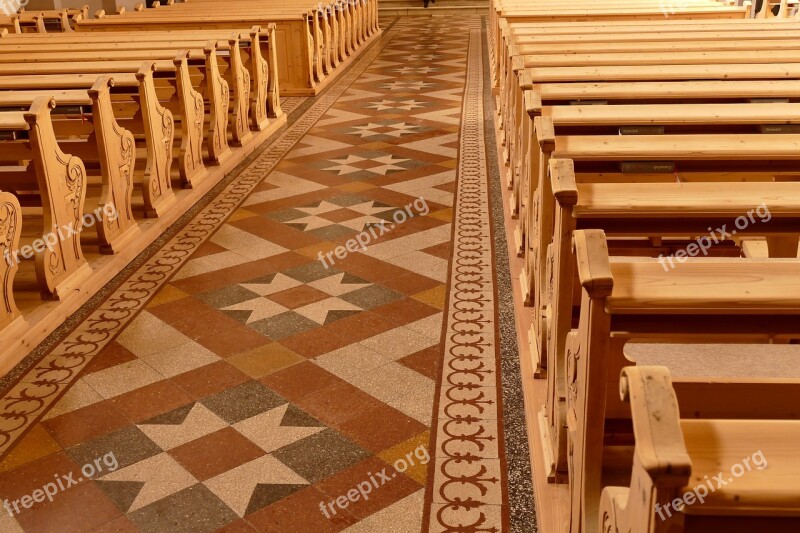 Church Benches Church Pews Christian Catholic