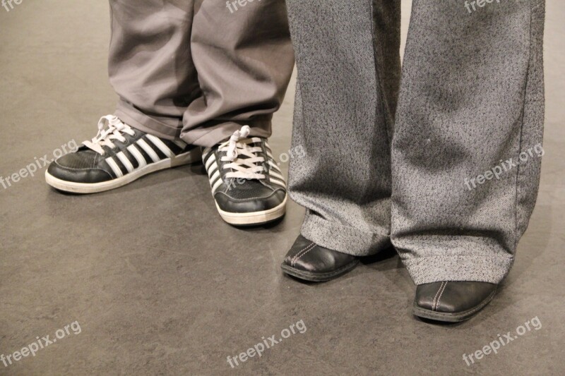 Shoes Feet Pants Trouser Leg Foot