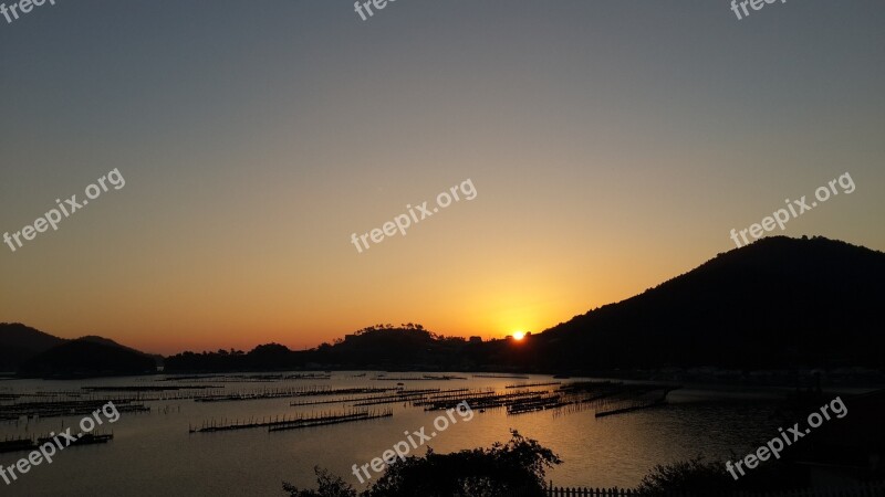 South Pacific Sunrise Yeosu Dolsando Also Hanryeosu