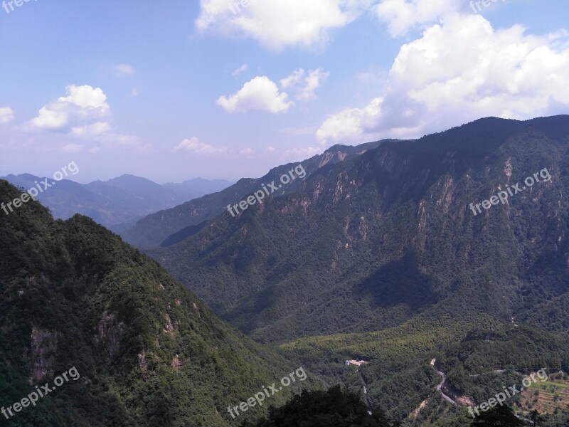 Continuous Quiet The Mountains Clouds Free Photos