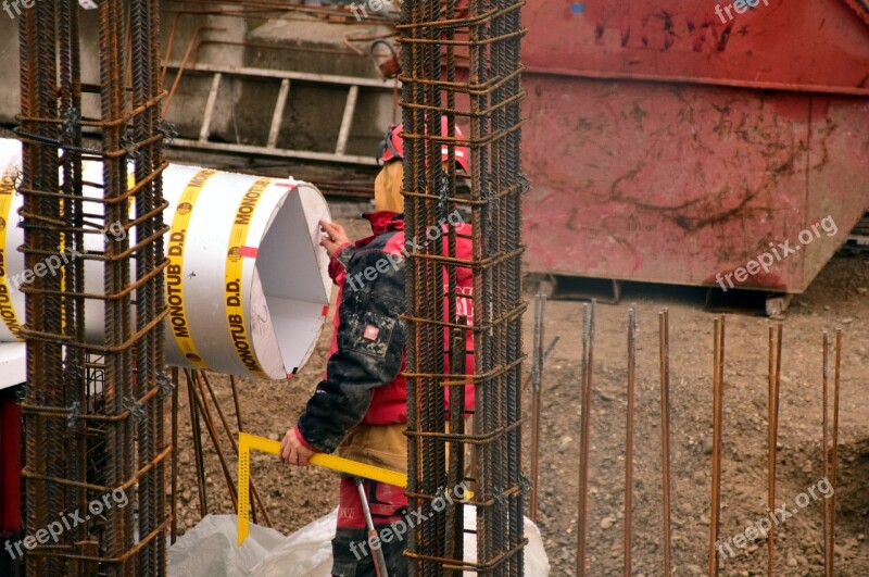 Site Construction Workers Construction Work Build Craftsmen