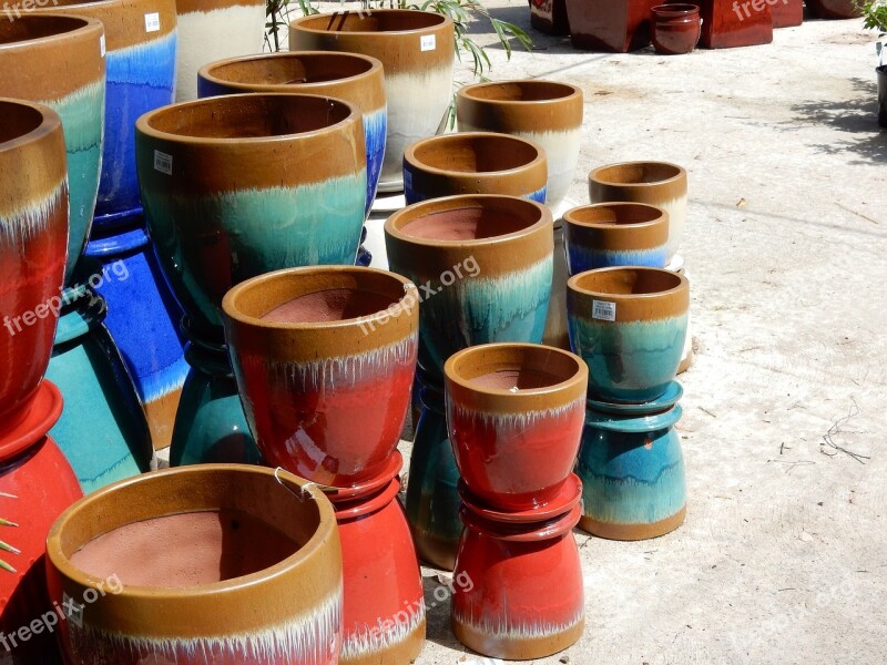 Pots Plant Pots Gardening Garden Landscape