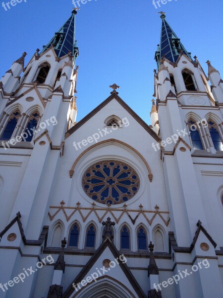 Savannah Church Architecture Religion Landmark