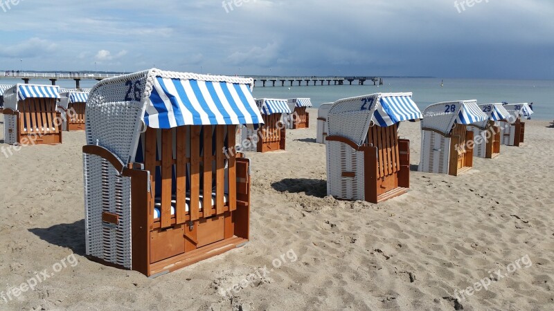 Beach Baltic Sea Sea Beach Chair Sand