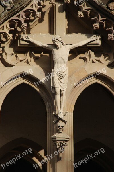 Jesus On The Cross Church Architecture Crucifix Building