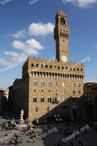 Florence Palazzo Lordship Italy Monument