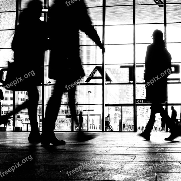 People Legs Walk Travel Station