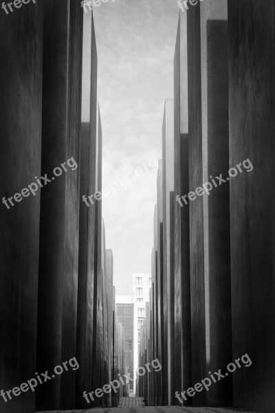 Berlin Memorial Holocaust Capital Grey