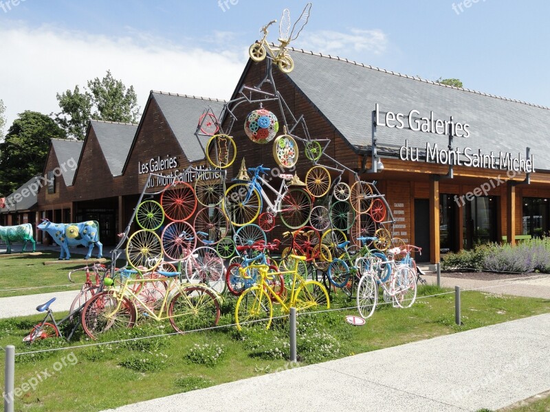 Mont Saint Michel Structure Tour De France 2016 Bikes