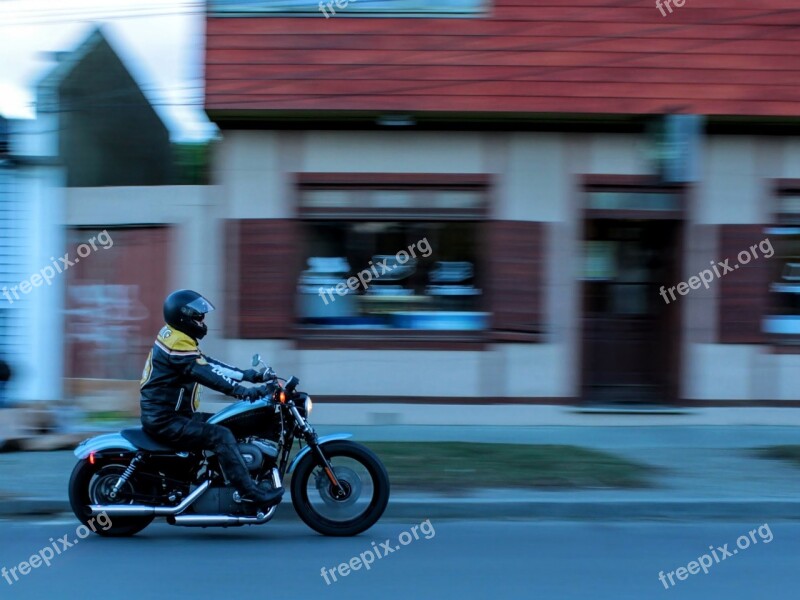 Moto Motorcycle Scanning Transport Biker