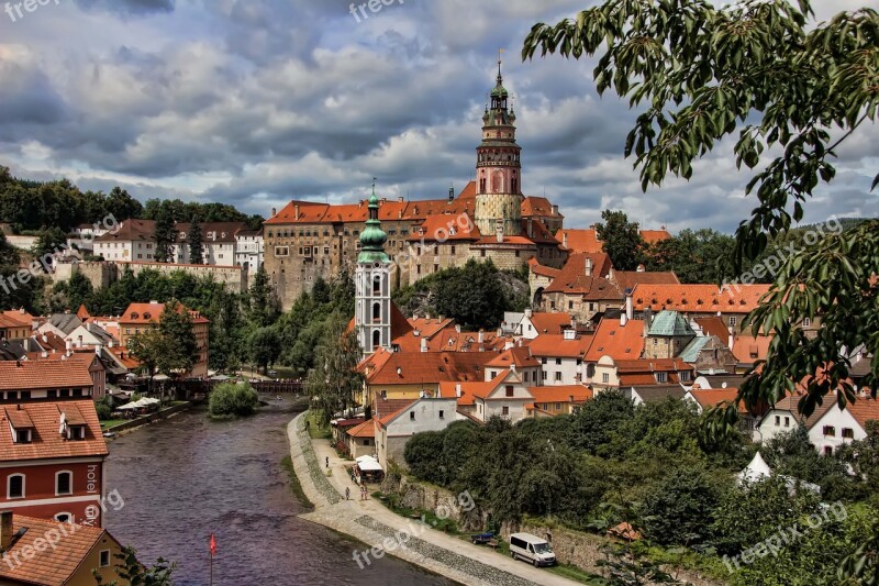 Cesky Krumlov Czech Republic Unesco History Free Photos