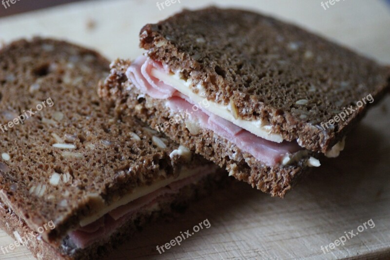 Multigrain Bread Whole Wheat Snack Sandwich Ham