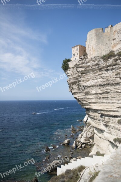 Bonifacio Corsican Cliffs Island Of Beauty South Corsica