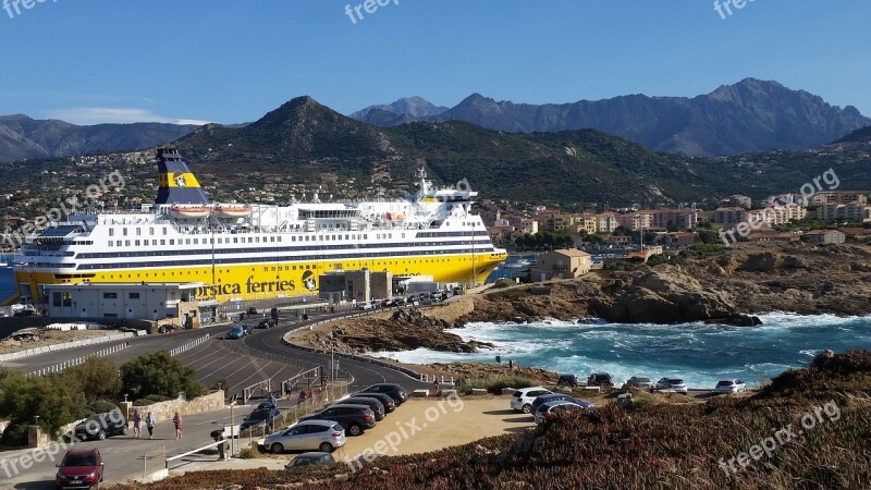 Corsica Ferries Corsican Transport Sea Ile Rousse