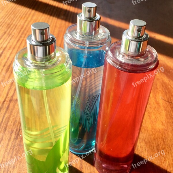 Perfume Bottle Spray Colors Body Spray