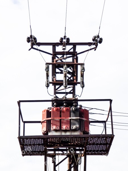 Current Cable Lamp Post Pylon Tension