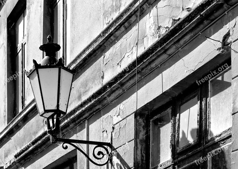 Lantern Wismar Old Historic Center Architecture