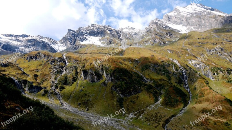 Mountain Lake Austria Salzburg Landscape