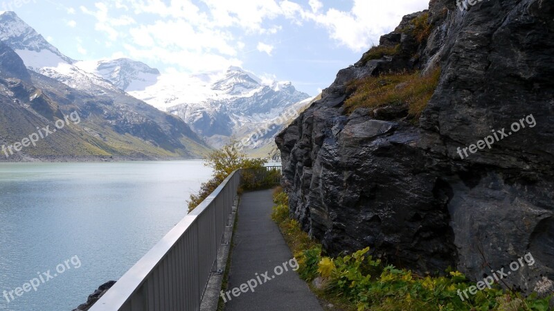 Mountain Lake Austria Salzburg Landscape