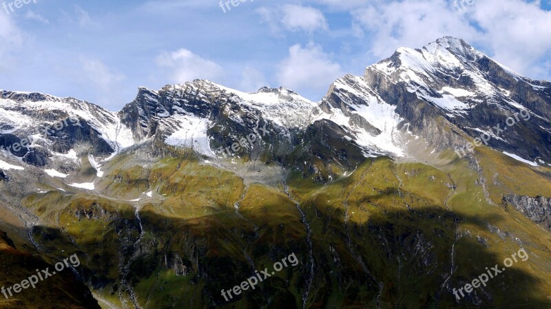 Mountain Lake Austria Salzburg Landscape