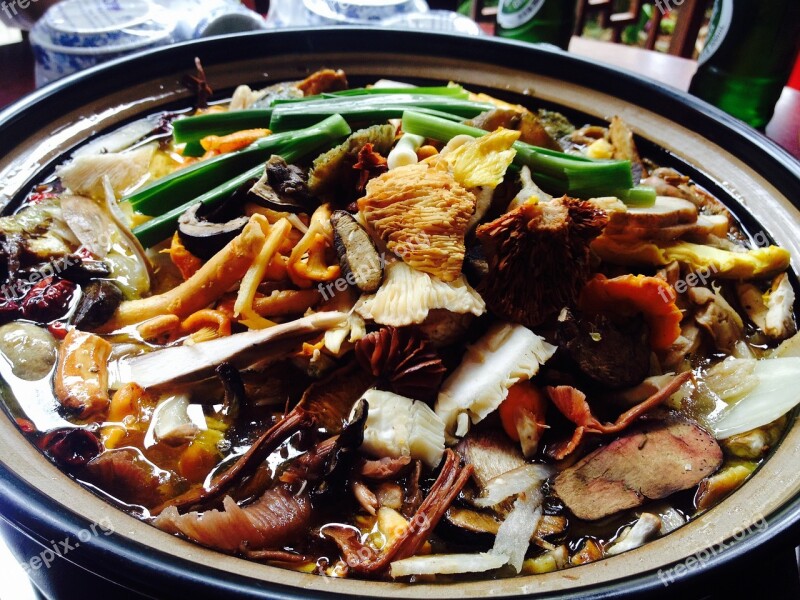 Chafing Dish Wild Mushroom Mushroom Fresh Wild