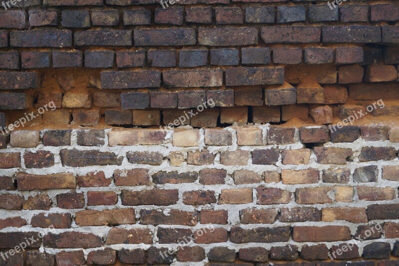 Wall Stones Stone Wall Brick Decay