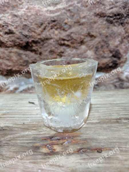 Chupito Liquor Ice Glass Grink