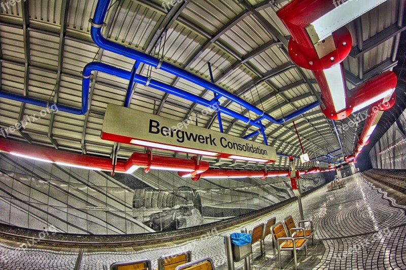 Gelsenkirchen Metro Tram Bogestra Stop