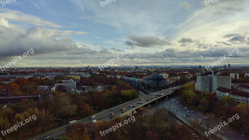 Munich Clouds Cloudy Mountains Sky