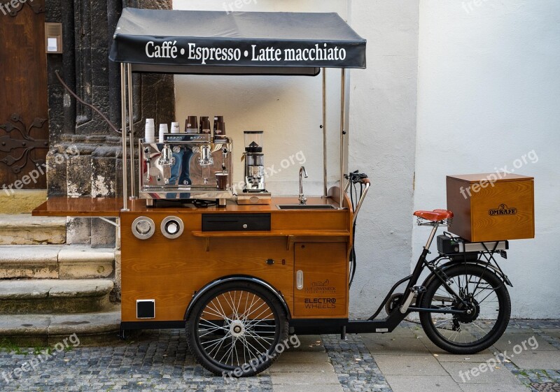 Street Coffee Coffee Tea Street Food Bike