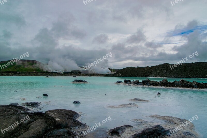 Blue Lagoon Iceland Lake Blue Water