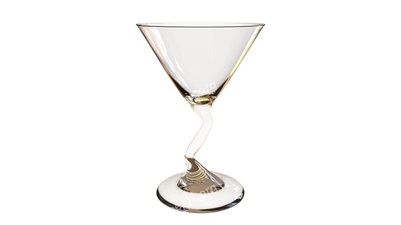 Glass Martini Z Cup Glass Shine Transparent