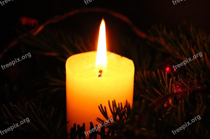 Christmas Candle Advent Light Decoration