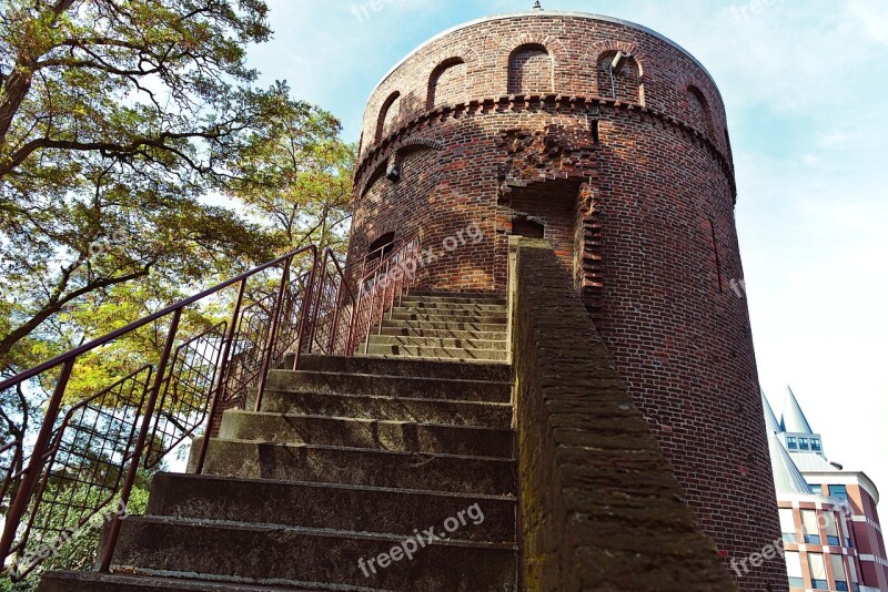 Roermond City Tower City Wall Ruin Building