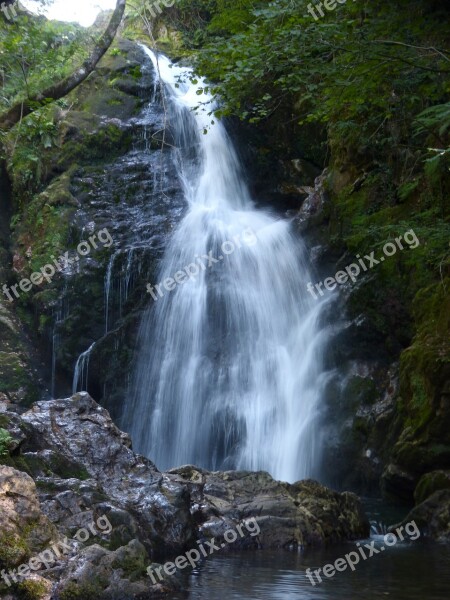 Cataract Waterfall Water Xorroxin Baztan Navarre