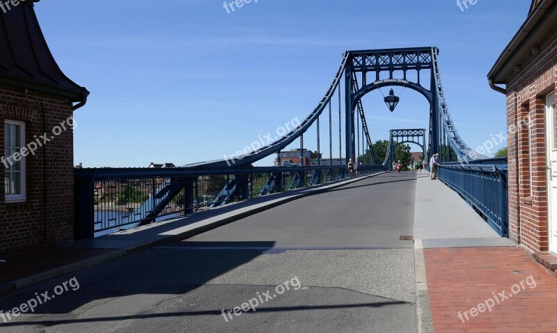 Kaiser Wilhelm Bridge Wilhelmshaven Building Port Swing Bridge