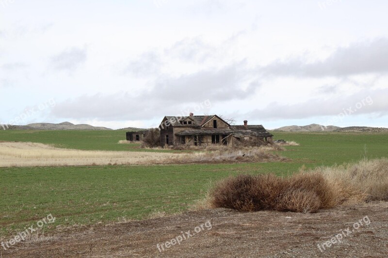 Old Barn Landscape Washington Free Photos