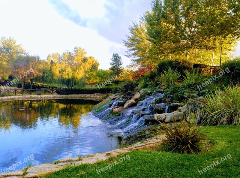 Nature Waterfall Lake Brook Free Photos