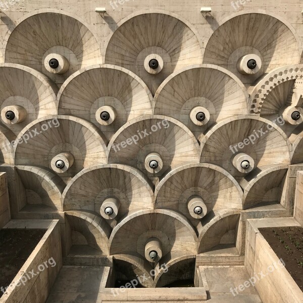 Fountain Symmetry Architecture Free Photos