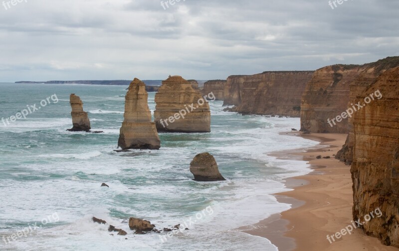 Australia Victoria Great Ocean Road Landscape Environment