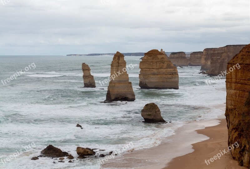 Australia Victoria Great Ocean Road Landscape Environment