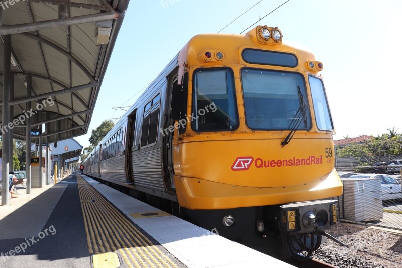 Train Rail Queensland Rail Qr Brisbane