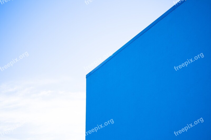 Blue Background Optical Deception Blue Background Reflection