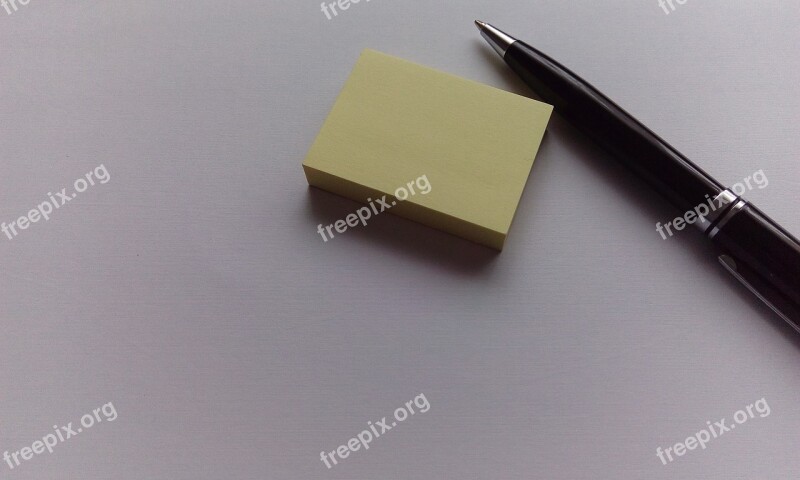 Post It Note Pen Adhesive Note Sticky Note