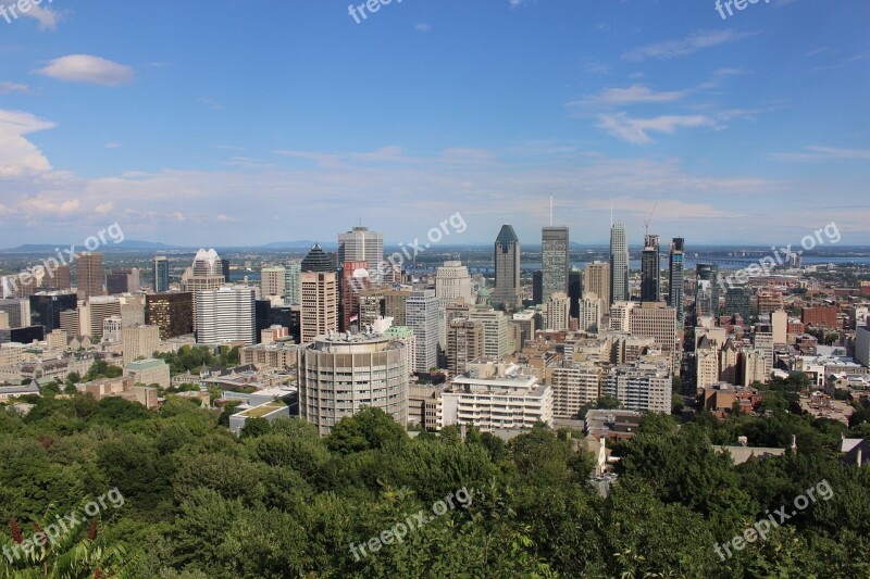 Montreal Canada Parc Urban Building